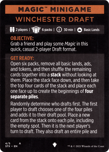 Winchester Draft // Winchester Draft (cont'd) (MSTX-004) - Strixhaven: School of Mages Minigames Foil - Game Nerdz Winchester Draft // Winchester Draft (cont'd) (MSTX-004) - Strixhaven: School of Mages Minigames Foil - Game Nerdz