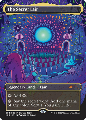 MTG Foil 基本土地5種 Secret Lair SLD The Secret Lair (HTR20-003) - 2020 Heroes of the Realm Foil - Game