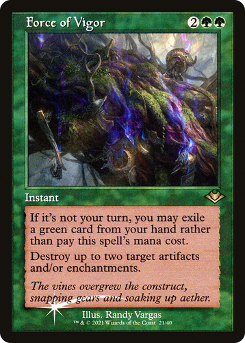 MTG 活性の力/Force of Vigor MH1 日本語 foil ebd30c7a-7a8c-4176-b1e7-