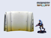 Sci-Fi Terrain: Concrete Wall Right (1)