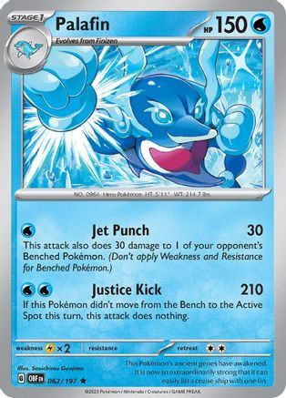 Finizen 60 - SV03 Obsidian Flames Reverse Holofoil - Game Nerdz