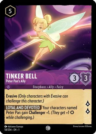 Tinker Bell - Very Clever Fairy 157/204 – Disney Lorcana Card