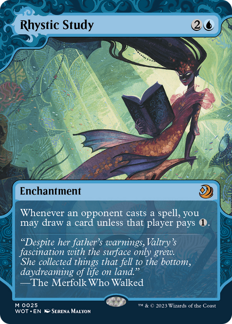 Rhystic Study (WELL-READ セット) Rhystic Study MTG card Japanese Japan version PCY import