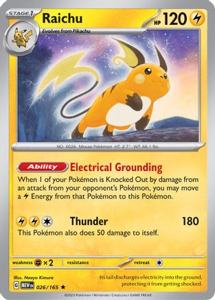 Raichu-V (45/172), Busca de Cards