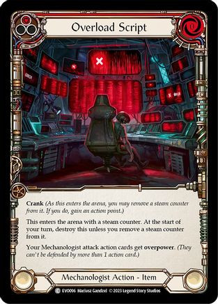overload cards mtg - Blue - Flesh & Blood TCG Mint / near mint condition trading card Psychic Overload