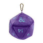 Ultra Pro Plush: D&D Phandelver & Below - The Shattered Obelisk - Underdark D20 Dice Bag - Royal Purple/Sky Blue