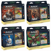 Magic The Gathering Fallout Commander Deck Set Of 4