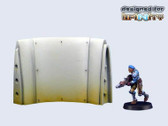 Sci-Fi Terrain: Concrete Wall Left (1)