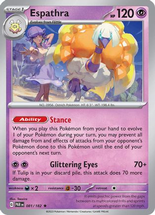 holofoil pokemon cards value Dragons Exalted 019 Ninetales - Reverse Stage 2 Espathra - 081/182 81 -