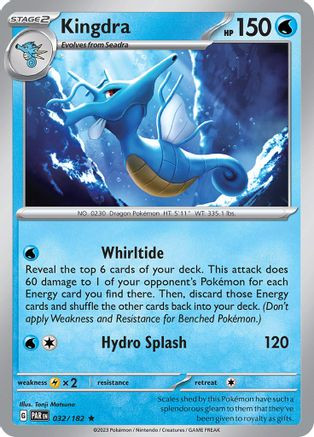 Kingdra 32 - SV04 Paradox Rift Holofoil - Game Nerdz