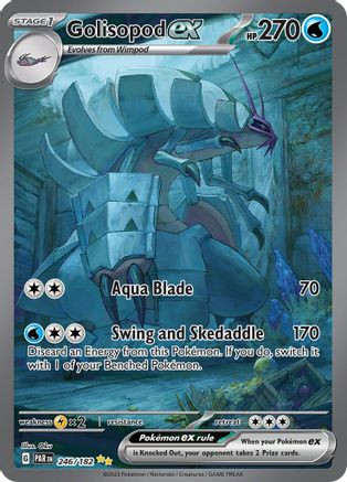Pokemon Paradox Rift Special Illustration Rare Golisopod ex #246 Pokemon Paradox Rift Special Illustration Rare Golisopod ex #246