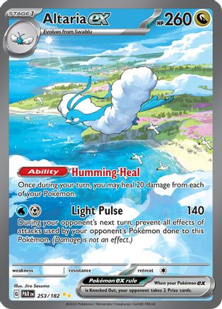altaria pokemon card value - Altaria-EX (83/124) - XY Fates Collide Celebrate the legacy of your favorite tabletop game with this Altaria 2022 Pokemon Silver Tempest Trainer Gallery Ultra Rare #TG11 PSA Authenticated 10 Card Altaria (12/106) [Great Encounters] 