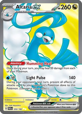 Altaria ex - 232/182 232 - SV04 Paradox Rift Holofoil - Game Nerdz