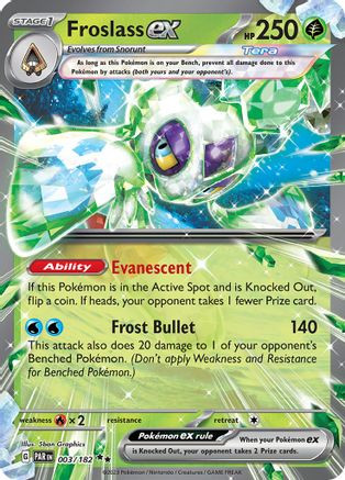 Froslass ex 3 - SV04 Paradox Rift Holofoil - Game Nerdz