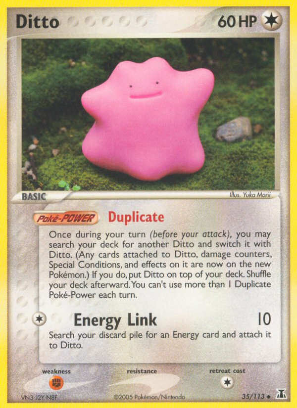  Pokemon - Ditto 107/159 - Crown Zenith - Holo Rare Card : Toys  & Games