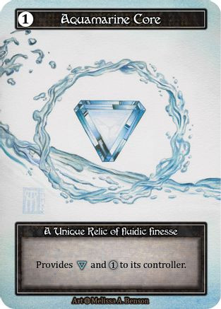 Aquamarine Core (Foil) - Alpha Foil - Game Nerdz