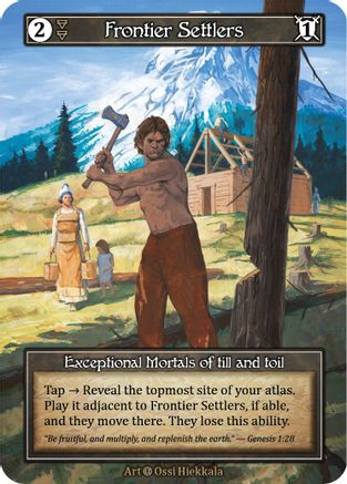 Frontier Settlers (Foil) - Alpha Foil - Game Nerdz