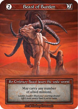 Beast of Burden (Foil) - Beta Foil - Game Nerdz