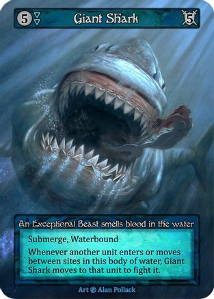 MTG ★Giant Shark 115 Amazon.com: Magic: the Gathering - Giant Shark - The Dark