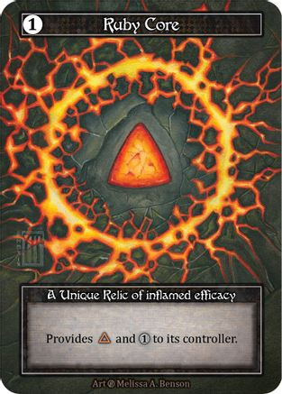 Ruby Core (Foil) - Beta Foil - Game Nerdz