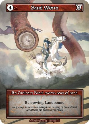 Sand Worm (Foil) - Beta Foil - Game Nerdz