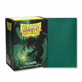 Dragon Shield: "Power" Metallic Green - Matte Dual Card Sleeves (100ct)