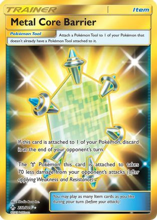 Metal Core Barrier 232/214 - Unbroken Bonds Holofoil - Game Nerdz
