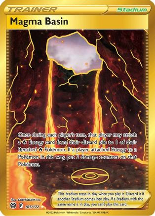gold stadium pokemon card Collapsed Stadium (Secret) - SWSH11: Lost Origin [SECRET RARE]