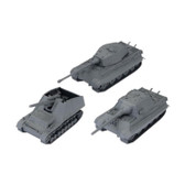 World of Tanks Miniatures Game: Wave 3 Tank Platoon - German (Tiger II, Hummel, Jagdtiger) (PREORDER)