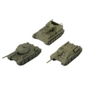 World of Tanks Miniatures Game: Wave 3 Tank Platoon - Soviet (T-34-85, SU-76M, SU-85) (PREORDER)