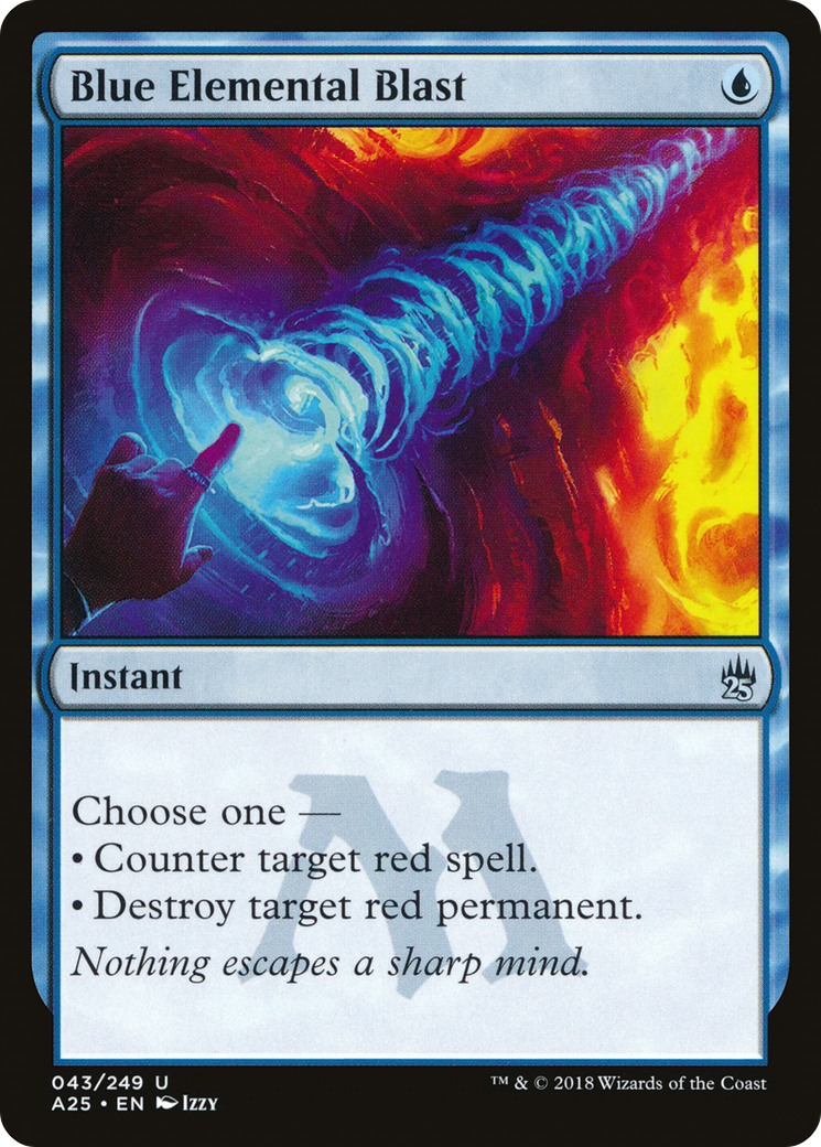 Red Elemental Blast (A25-147) - Masters 25 Foil - Game Nerdz