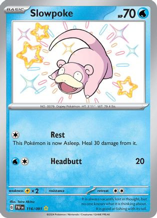 slowpoke holographic card Galarian Slowpoke - SWSH126 Holo Rare Promo main image 1