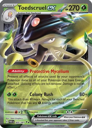 Toedscruel ex 5 - SV Paldean Fates Holofoil - Game Nerdz
