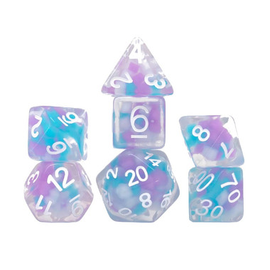 Sirius Dice: Peacock Glowworm Polyhedral Dice Set main image 1