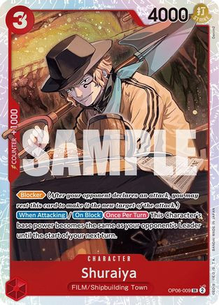 Shuraiya (OP06-009) Wings of the Captain Foil