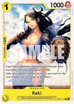 Raki (OP06-113) Wings of the Captain - Game Nerdz
