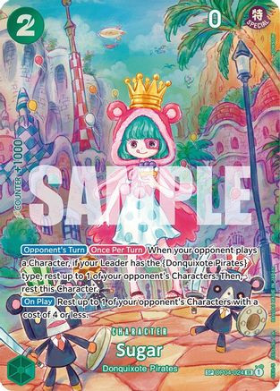 sugar one piece card game Sugar (SP) (OP04-024) Wings of the Captain Foil