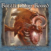 Battle Mat Board: Dungeon & Grassland