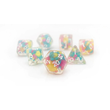 Sirius Dice: Frosted Glowworm Polyhedral Dice Set