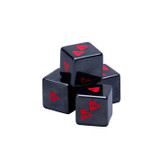 Moonrakers: Hematite Hazard Dice (10ct)