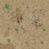 Battle Systems Terrain: Desert Wasteland - Gaming Mat 2x2