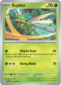 Scyther 123 - SV Scarlet and Violet 151 Reverse Holofoil (LP)