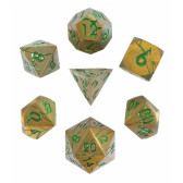 Forged Gaming: Looters Gold 7-Piece Metal Dice Set