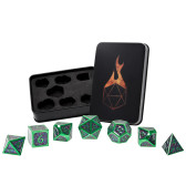 Forged Gaming: Necrotic Joy Set of 7 Metal Dice