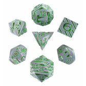 Forged Gaming: Sylvan Slash 7-Piece Metal Dice Set