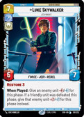 Luke Skywalker - Jedi Knight (051/252) - Spark of Rebellion (LP)