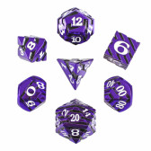 Forged Gaming: Dark Matter Set of 7 Metal Dice