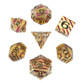 Forged Gaming: Molten Midas Set of 7 Metal Dice