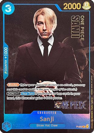 one piece card game sanji Sanji (Premium Card Collection -Live Action Edition-) (P-050) One Piece  Promotion Cards Foil