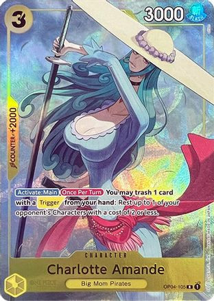 Charlotte Amande (Premium Card Collection -Best Selection Vol. 1-) (OP04-105) One Piece Promotion Cards Foil - Game Nerdz Charlotte Amande (Premium Card Collection -Best Selection Vol. 1-) (OP04-105) One Piece Promotion Cards Foil - Game Nerdz